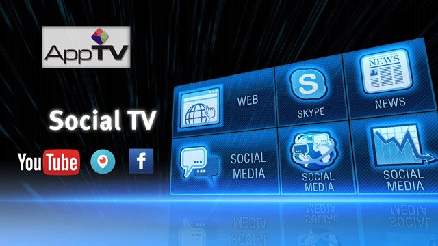 AppTV, Social TV, YouTube, Facebook